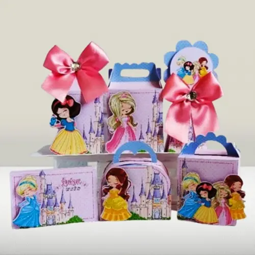 Arquivo Digital Silhouette Caixas Princesas Luxo