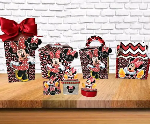 ARQUIVO DIGITAL SILHOUETTE FESTA MINNIE LUXO