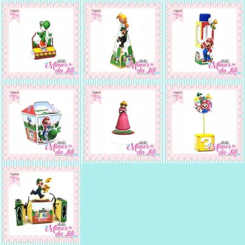 Arquivo Digital Silhouette Festa Super Mario