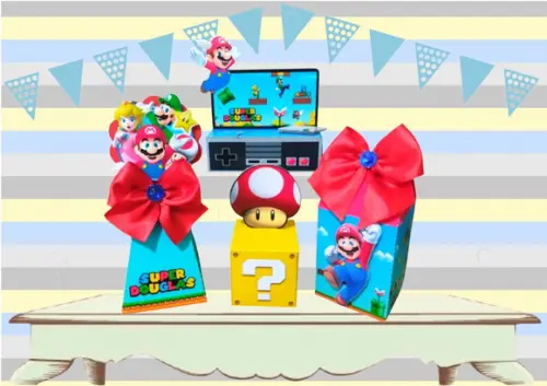 Arquivo Digital Silhouette Festa Super Mario
