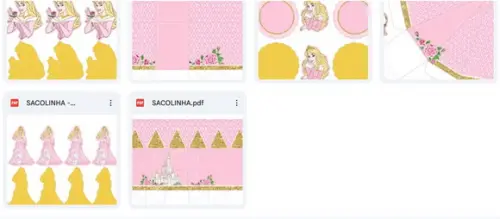 Bela Adormecida Aurora Arquivo de Corte Studio e pdf