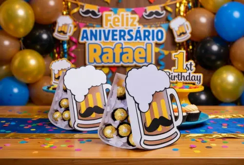 Caneca de Chopp Arquivo de Corte Digital Studio e pdf e Svg