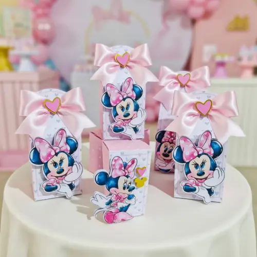 Minnie Rosa Aquarelada Arquivo de Corte Studio e pdf