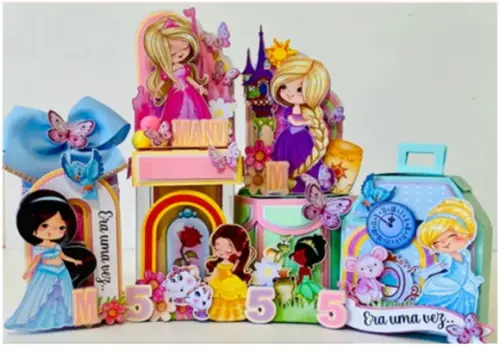 Princesas Disney Arquivo Digital Studio e pdf