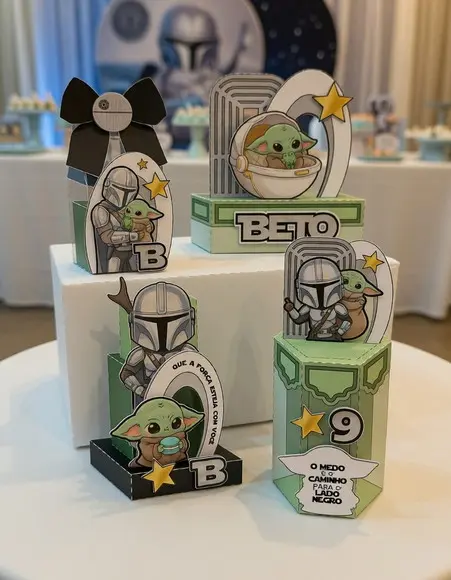 Star Wars Yoda Baby Arquivo de Corte Studio e pdf