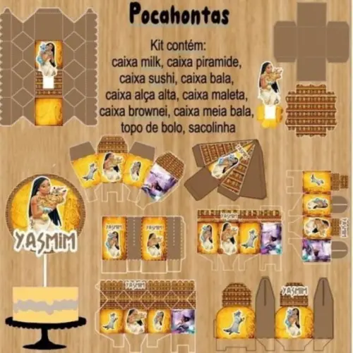 Pokahontas Arquivo Digital de Corte Studio