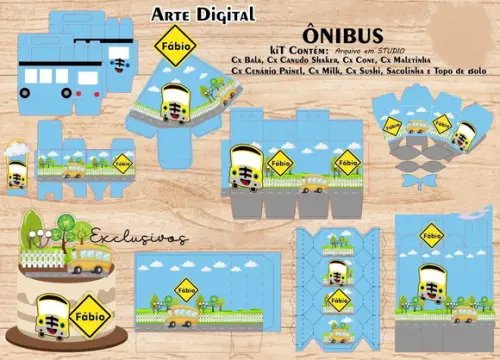 Onibus Arquivo Digital de Corte Studio