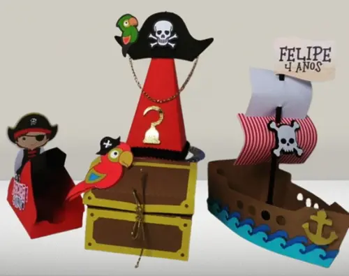 Piratas Arquivo de Corte Studio e pdf
