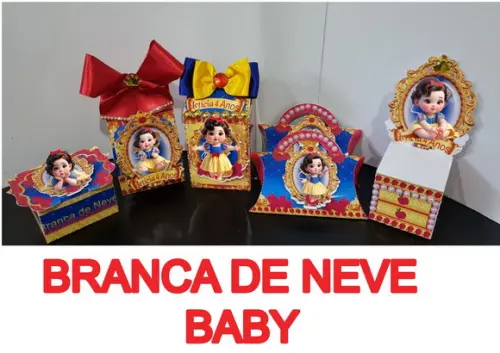 Arquivo Digital de Corte Branca de Neve Baby Studio