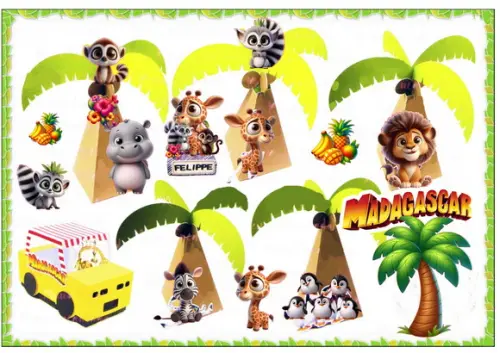 Arquivo Digital de Corte Madagascar Studio