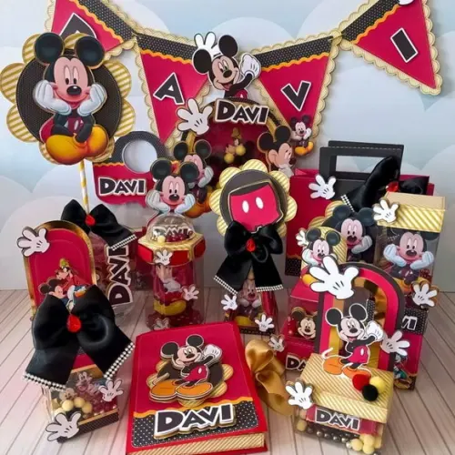 Arquivo Digital de Corte Studio e pdf Mickey Mouse