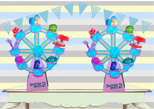 Arquivo de Corte Studio Divertidamente Roda Gigante