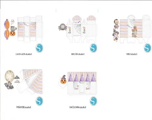 Arquivo Digital Silhouete Halloween Luxo