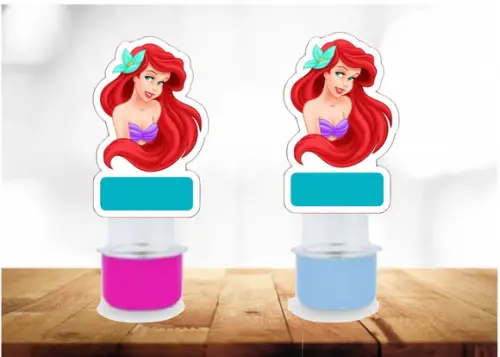 Arquivo Porta Tubete Pequena Sereia Ariel Studio e pdf