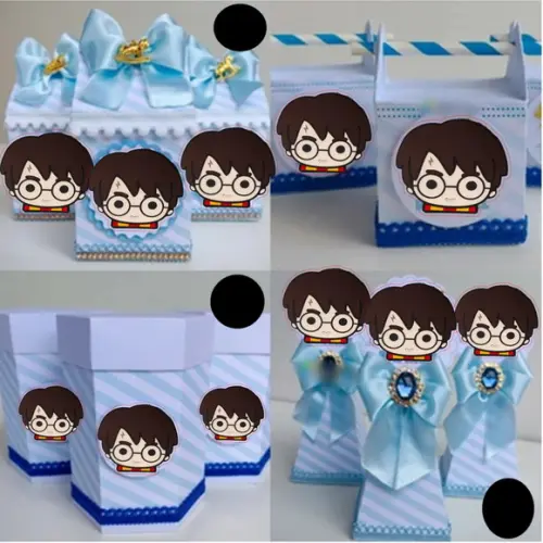 Arquivo de Corte Silhouette Harry Potter Azul Menino