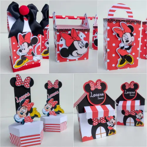 Arquivo Digital Silhouete Minnie Vermelha Luxo
