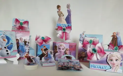 Arquivo Digital Silhouette Festa Frozen Luxo
