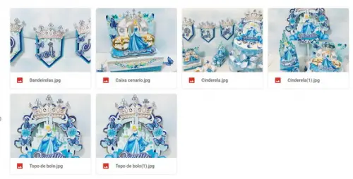 Arquivo Digital Silhouete Cinderella Luxo