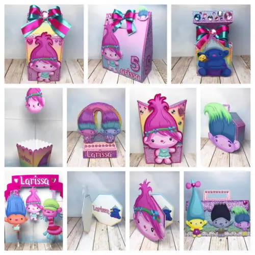 Arquivo Digital Silhouette Trolls Luxo