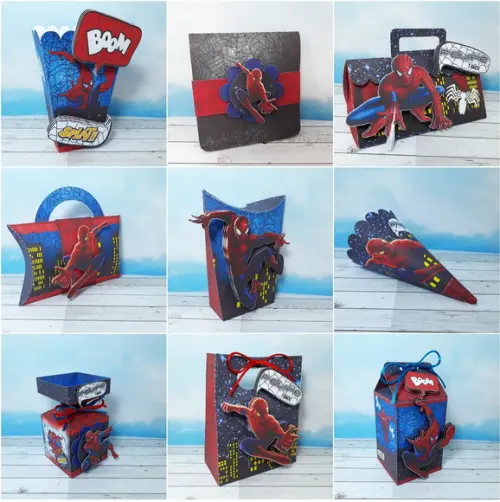Arquivo Digital Silhouette Homem Aranha Luxo