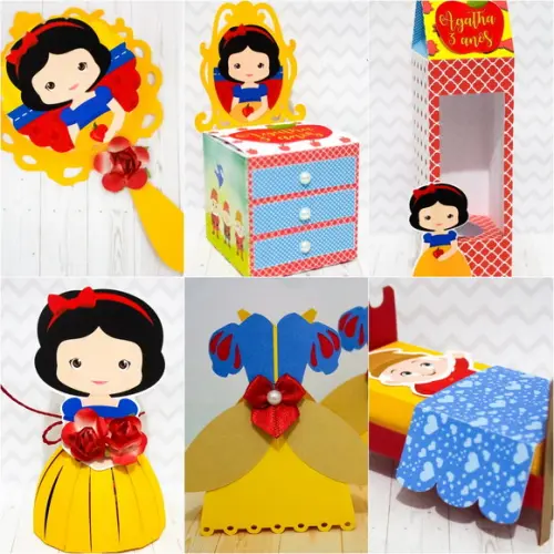 Arquivo Digital Silhouete Branca de Neve Luxo