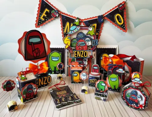 Arquivo Digital Silhouette Kit Amoung Us Luxo