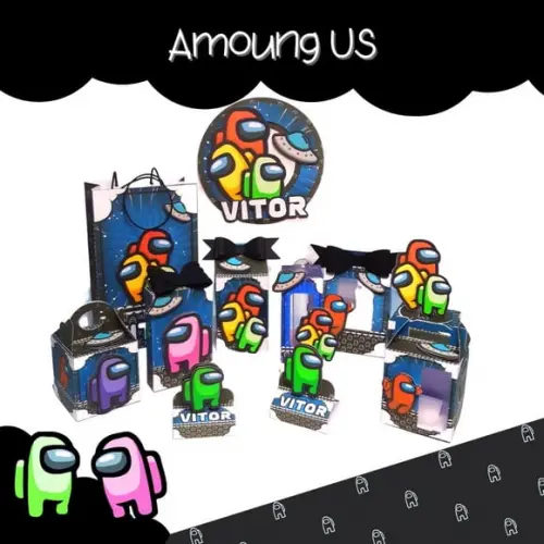 Arquivo Digital Silhouette Kit Amoung Us Luxo