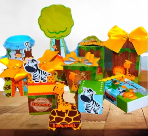 Arquivo Corte Kit Silhouette Safari Luxo