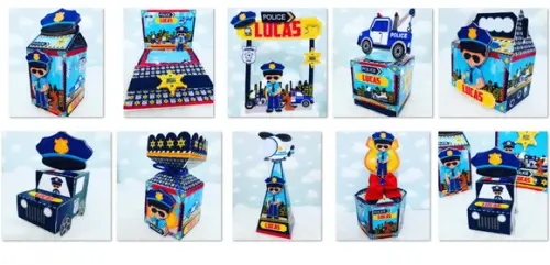 Arquivo Digital Silhouete Policia Luxo