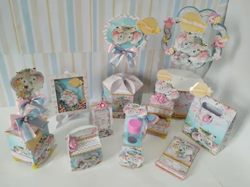Arquivo Silhouette ELEFANTINHA ROSA LUXO