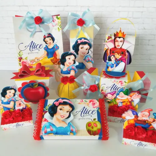 Arquivo em pdf Corte Manual Branca de Neve Faça em Casa
