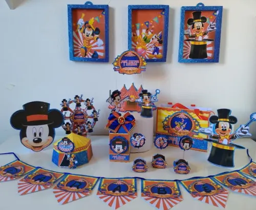 Arquivo Digital Silhouete CIRCO MICKEY FESTA EM CASA