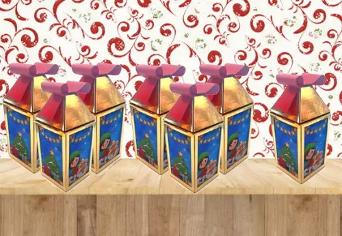 Arquiv Silhouette CAIXA LANTERNA DE NATAL LUXO