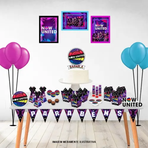 Arquivo Digital Silhouete NOW UNITED FESTA EM CASA