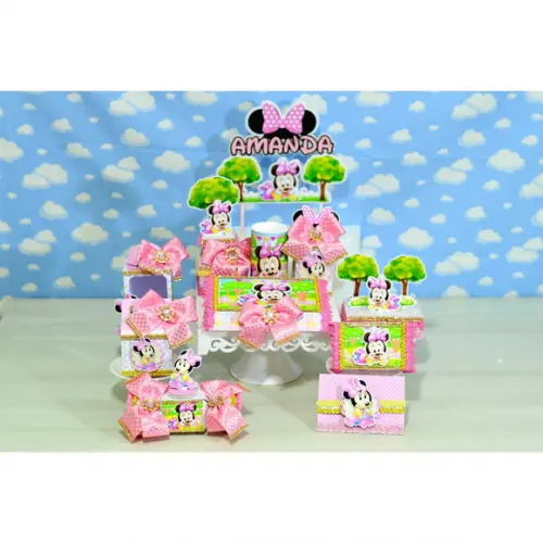 Arquivo Digital Silhouete MINNIE ROSA BABY LUXO