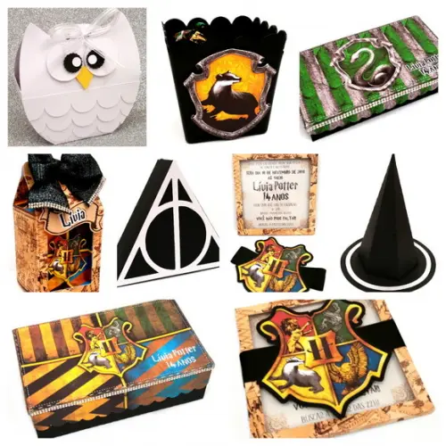 Arquivo Digital Silhouete HARRY POTTER LUXO