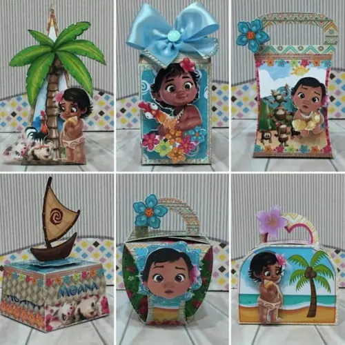 Arquivo Digital Silhouette Moana Baby
