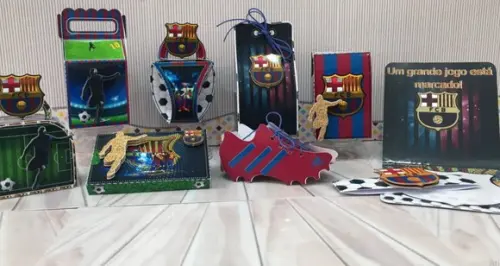 Arquivo Digital Silhouete FUTEBOL BARCELONA LUXO 2019