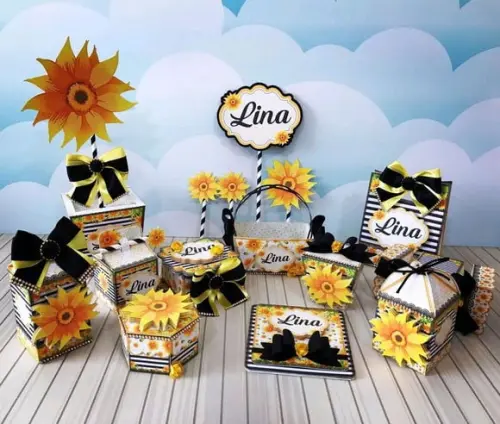 Arquivo Digital Silhouete girassol LUXO 2019
