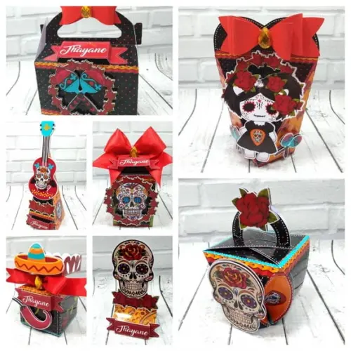 Arquivo Digital Silhouete CAVEIRA MEXICANA LUXO 2019
