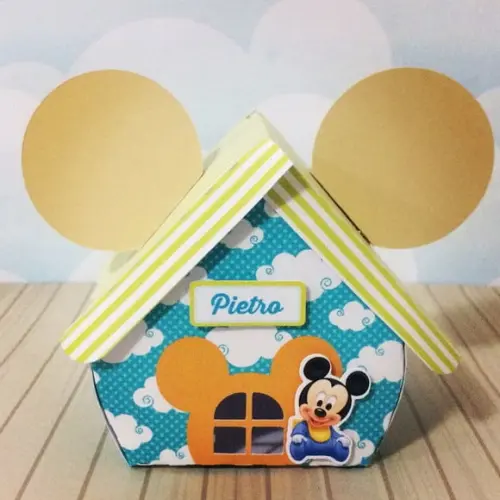 Arquivo Digital Silhouette Casinha MICKEY BABY 2018