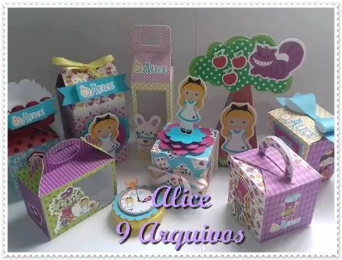 Arquivo Digital Silhouete Alice Luxo