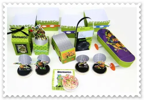 Arquivo Digital Silhouette Tartarugas Ninjas 1