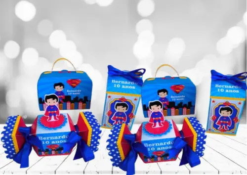 Arquivo Digital Silhouette Super Man Cute