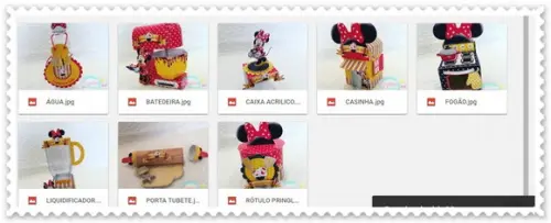 Arquivo Digital Silhouette Confeitaria da Minnie