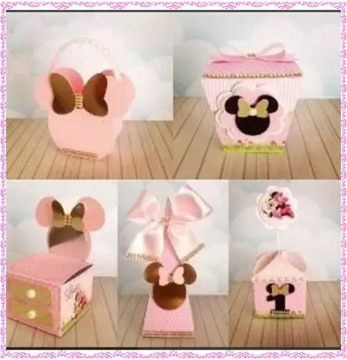 Arquivo Digital Silhouette Minnie Rosa Luxo