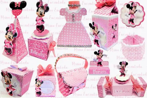 Arquivo Digital Silhouette Minnie Rosa 2