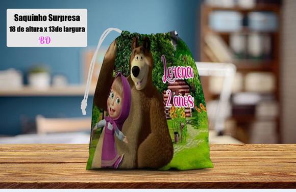 Lembrancinhas da Marsha e o Urso Saquinho Surpresa