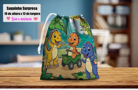 Lembrancinhas Saquinho Surpresa Dinossauros Baby