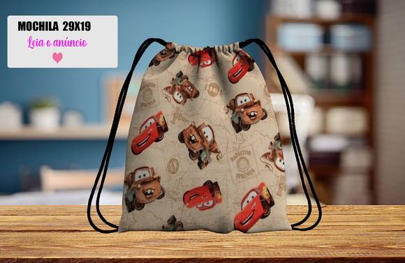 Mochila para Lembrancinhas Surpresa Carros Disney